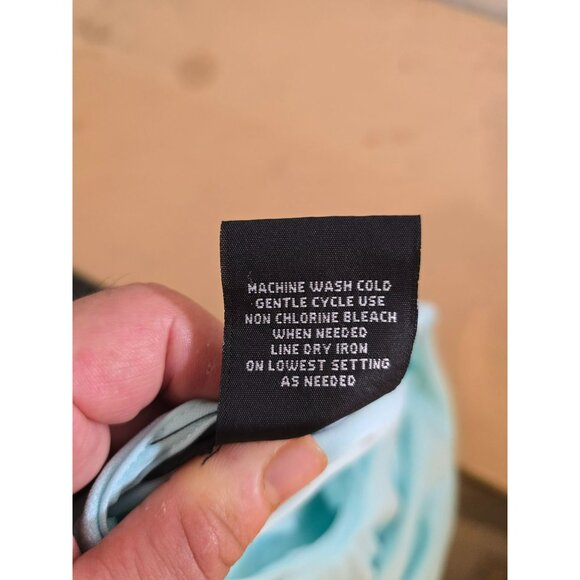 B. Darlin Seafoam Green Mini Apron Dress Size 3/4 Beautiful Elegant - Picture 7 of 9